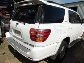 2002 Toyota Sequoia Limited White 4.7L AT 4WD #Z24615